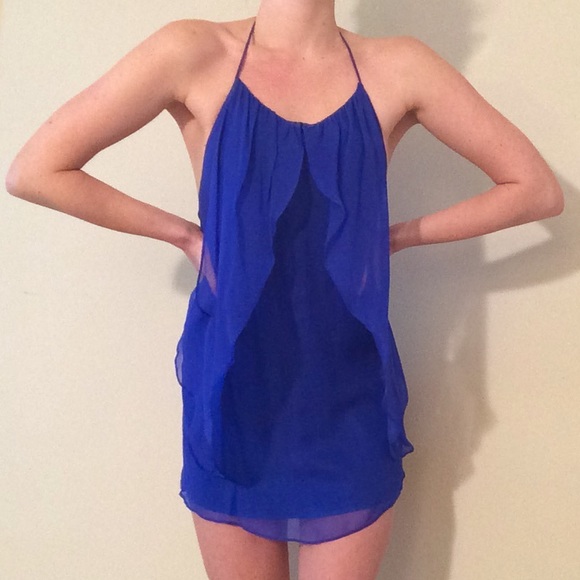 Olive Olivia Dresses & Skirts - ✨SALE✨ Sapphire Blue Cocktail Short Dress